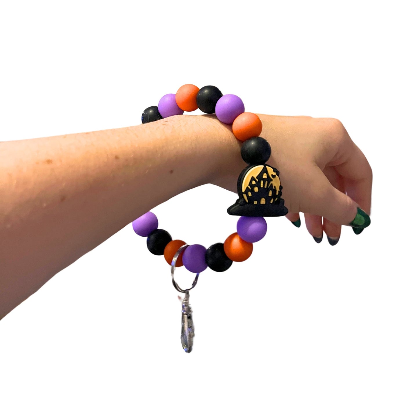 Bracelet en Billes de Silicone Maison Hantée