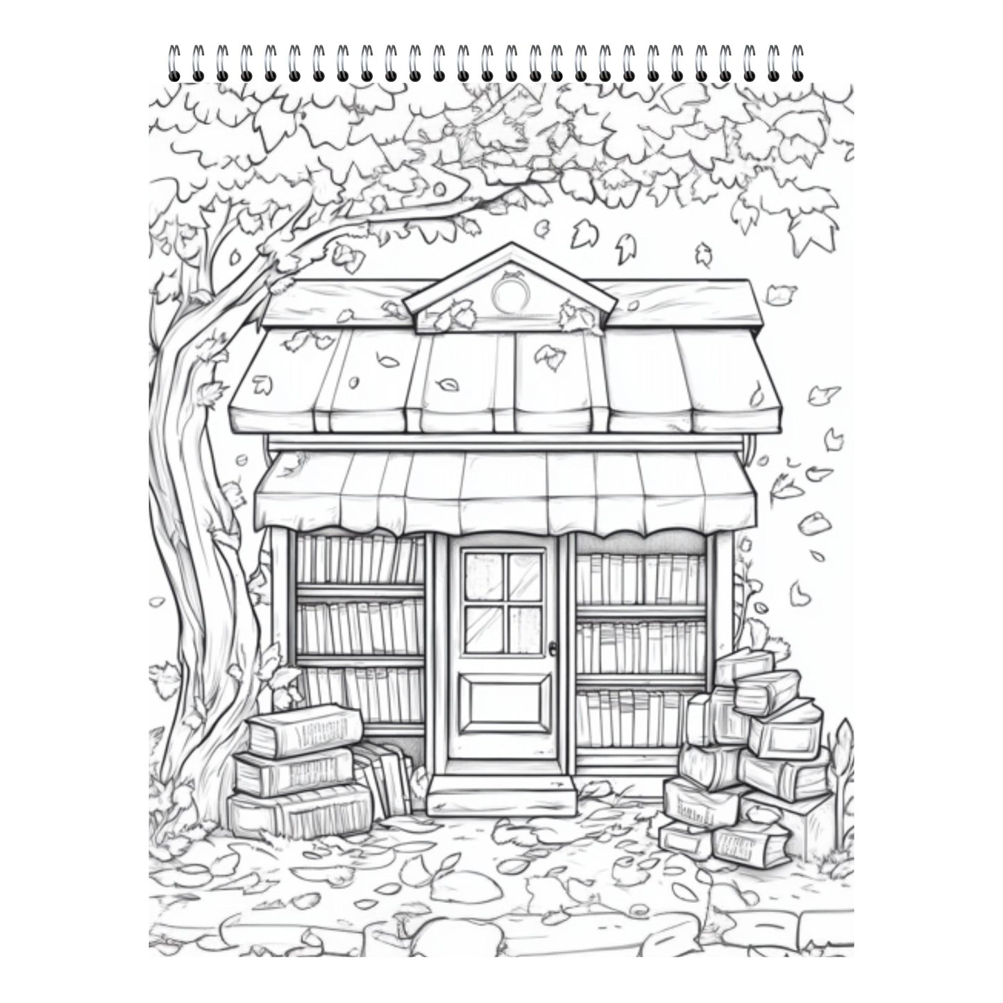 Cahier à coloriage - Librairies d'Automne