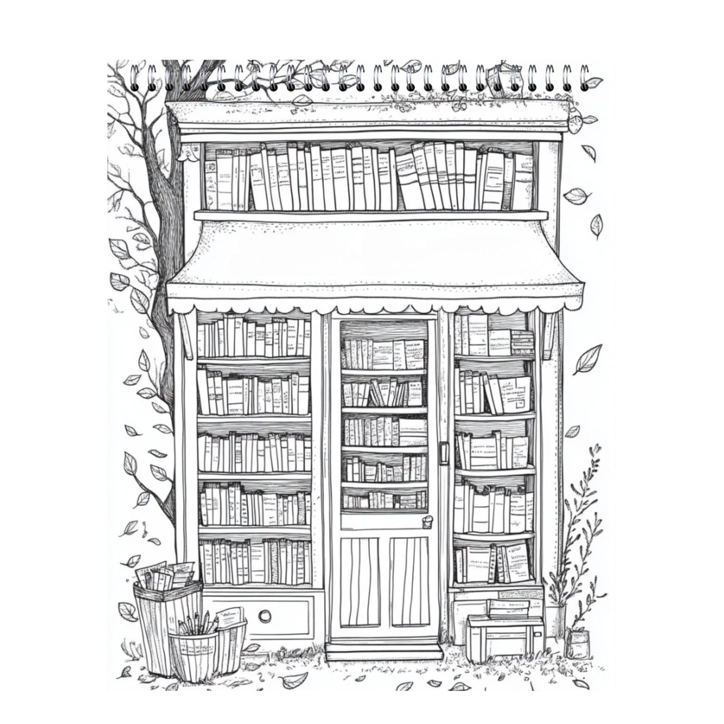 Cahier à coloriage - Librairies d'Automne