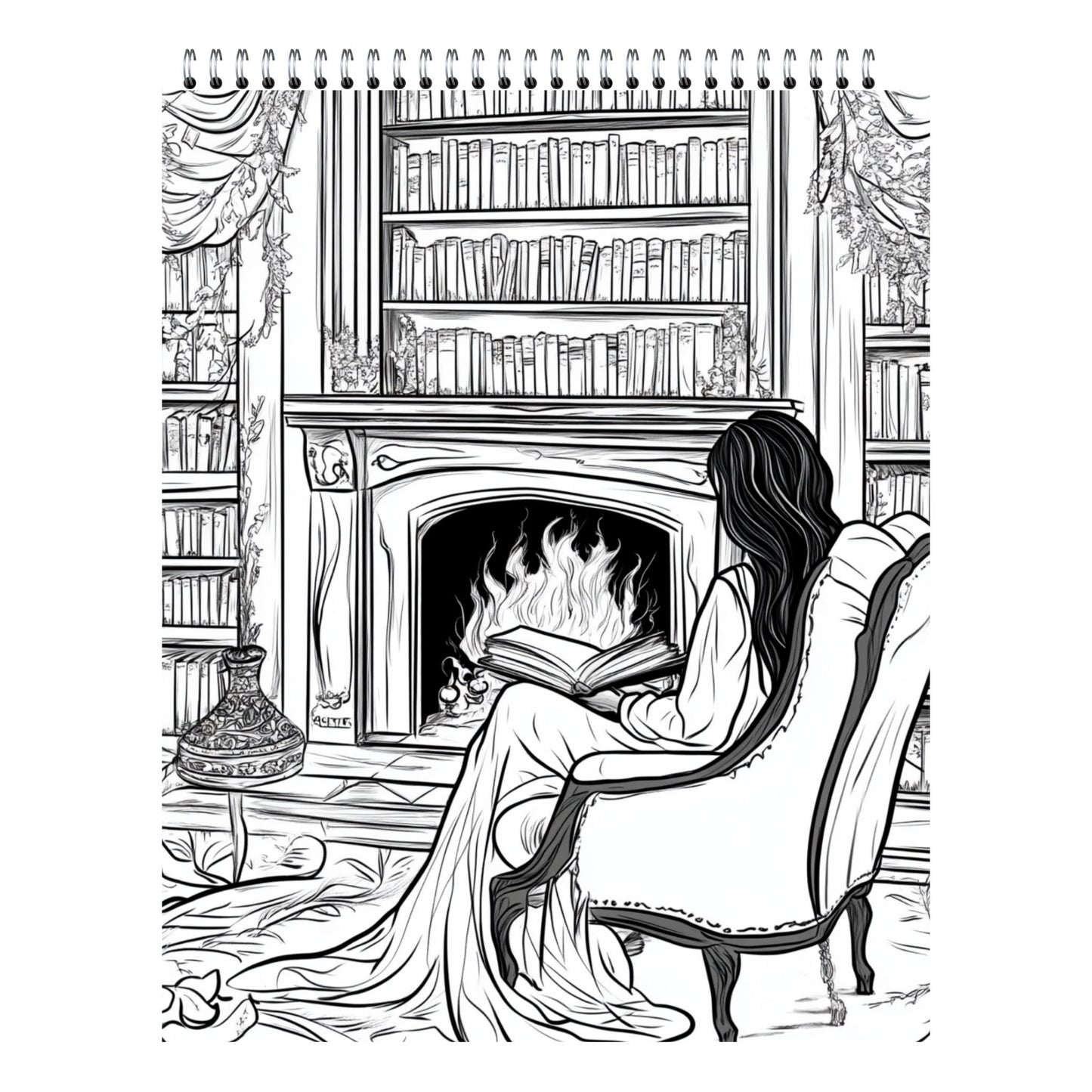 Cahier à coloriage - Librairies d'Automne
