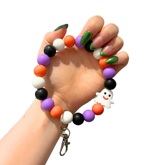 Bracelet en Billes de Silicone Fantôme
