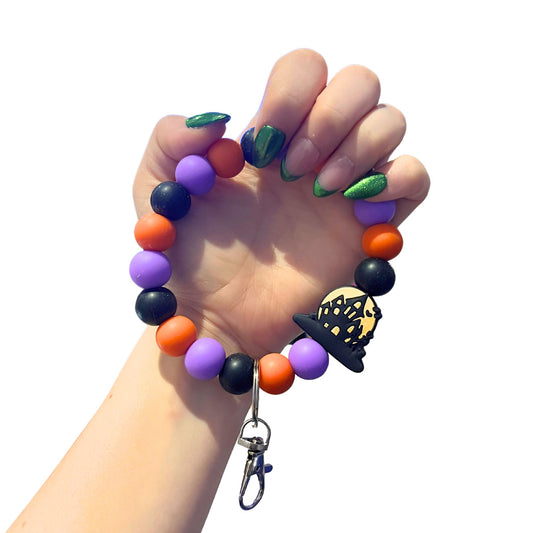 Bracelet en Billes de Silicone Maison Hantée