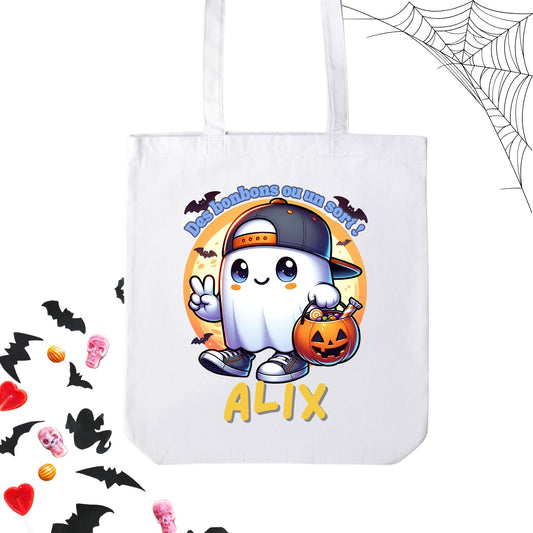 Tote Bag Personnalisable pour la Collecte de Bonbons