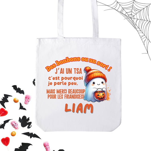 Tote Bag Personnalisable pour la Collecte de Bonbons