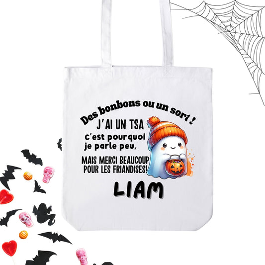 Tote Bag Personnalisable pour la Collecte de Bonbons