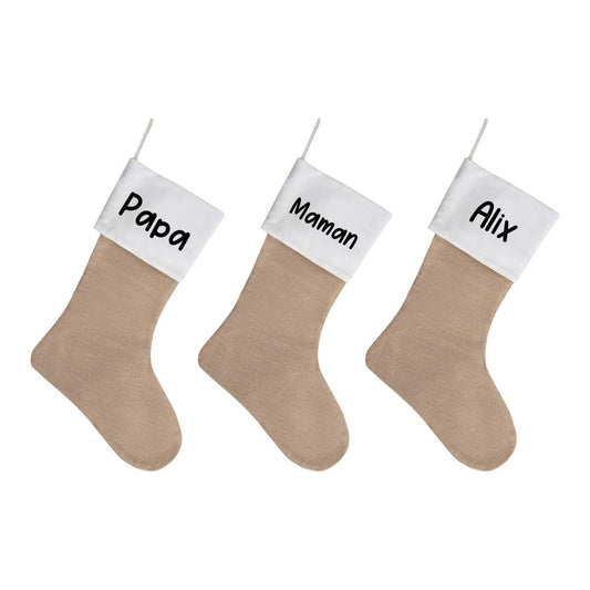 Bas de Noël personnalisé