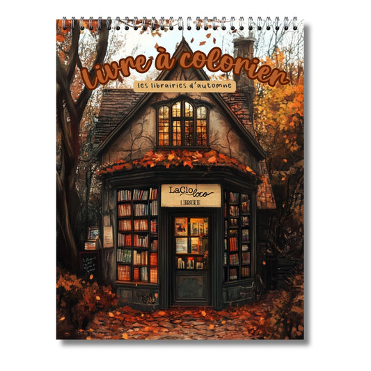 Cahier à coloriage - Librairies d'Automne