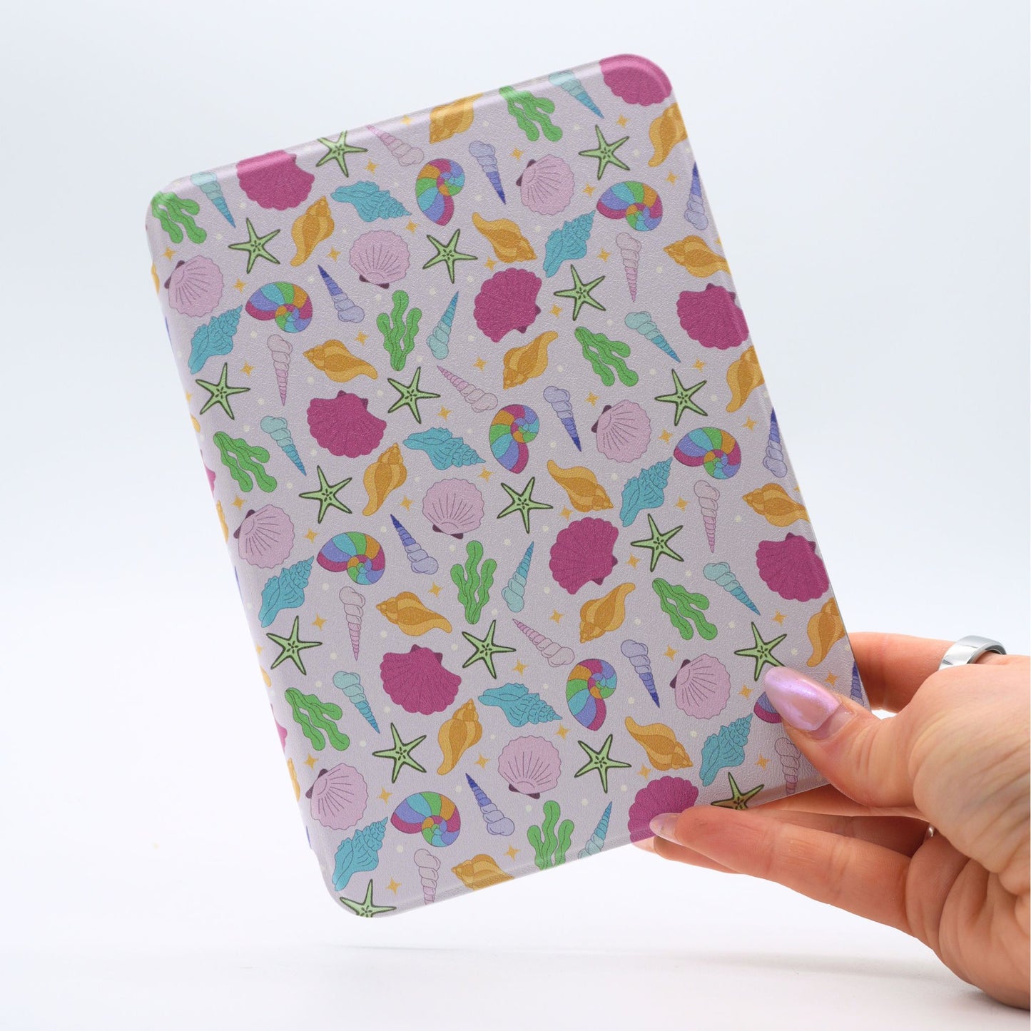 Coque liseuse Coquillages
