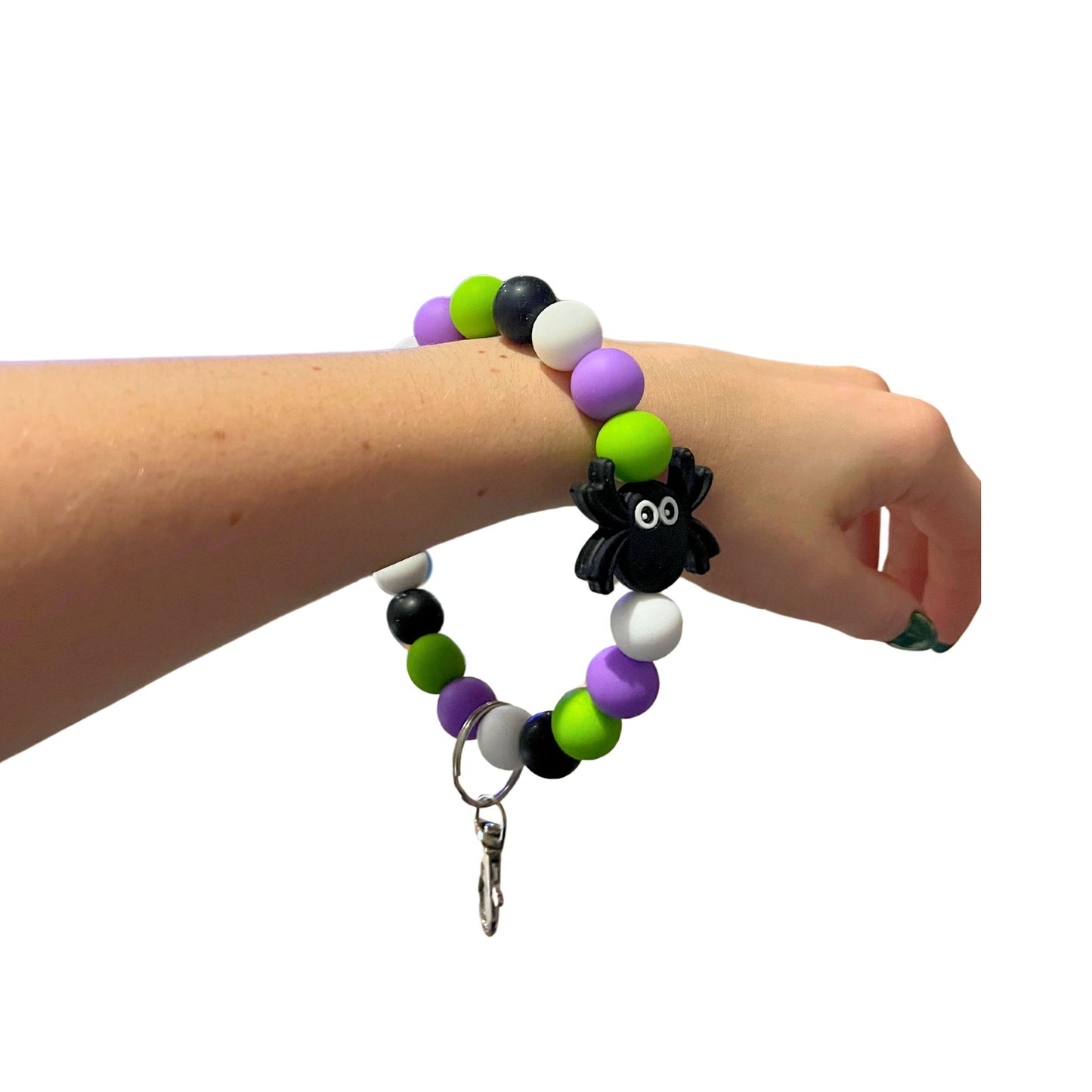 Bracelet en Billes de Silicone Araignée